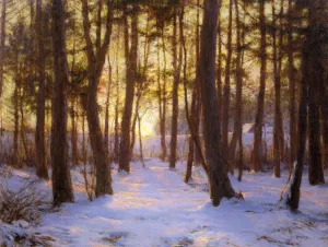 The Pine Coppice by Walter Launt Palmer Oil Painting