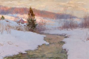 Upland Stream by Walter Launt Palmer Oil Painting
