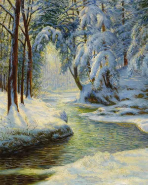 Winter Landscape by Walter Launt Palmer Oil Painting