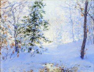 Winter Study by Walter Launt Palmer Oil Painting