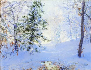 Winter Study by Walter Launt Palmer - Oil Painting Reproduction