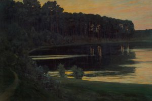 Lake Grunewald by Walter Leistikow Oil Painting