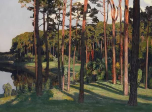 Markische Landschaft Oil painting by Walter Leistikow