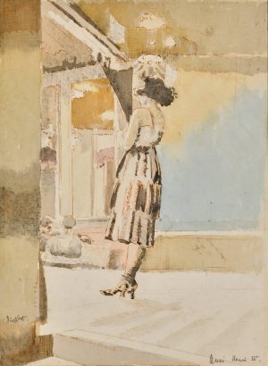 Quai Henri IV by Walter Richard Sickert Oil Painting