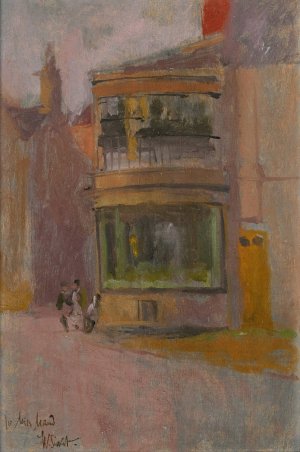 Street Scene by Walter Richard Sickert Oil Painting