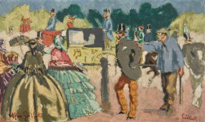 The two lags by Walter Richard Sickert Oil Painting