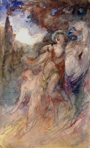 Untitled by Walter Shirlaw Oil Painting