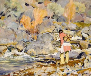 After Them by Walter Ufer Oil Painting