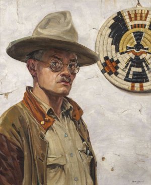 Self-portrait by Walter Ufer Oil Painting