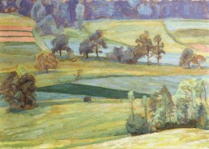 Am Attersee by Walther Gamerith Oil Painting