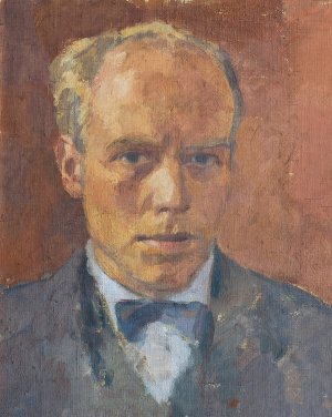 Fruhes Selbstbildnis by Walther Gamerith Oil Painting