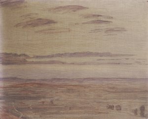 Trube Landschaft bei Eggenburg by Walther Gamerith Oil Painting