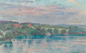 Unterbuchberg by Walther Gamerith Oil Painting