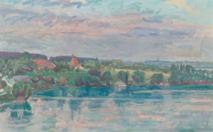 Unterbuchberg by Walther Gamerith Oil Painting
