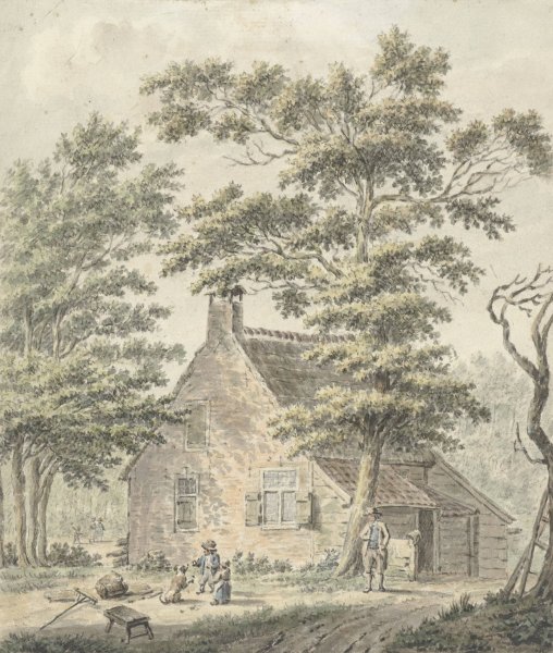 Main Product Photo of Huis in Aerdenhout  Painting by Warner Horstink