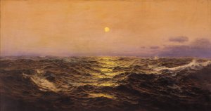The Restless Sea by Warren Sheppard Oil Painting