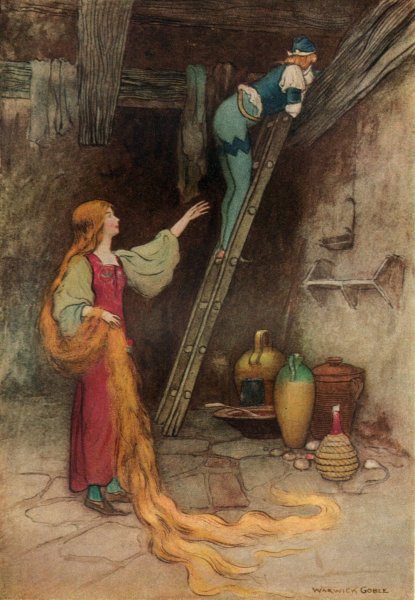 Main Product Photo of The Prince and Parsley looking for the Gall-Nuts  Painting by Warwick Goble