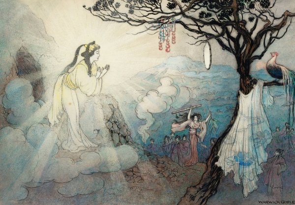 Main Product Photo of The Story of Suza, the Impetuous  Painting by Warwick Goble