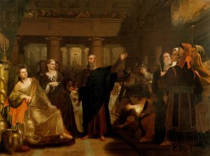 Belshazzar's Feast by Washington Allston Oil Painting