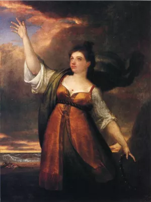 Miriam the Prophetess by Washington Allston Oil Painting