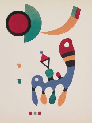 11 tableux et 7 poemes by Wassily Kandinsky Oil Painting