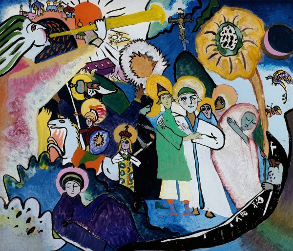Main Product Photo of All Saints Day I  Painting by Wassily Kandinsky