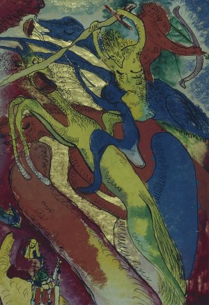 Apocalyptic Riders I by Wassily Kandinsky Oil Painting