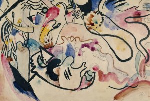 Aquarell Nr. 8 'Jungster Tag' by Wassily Kandinsky Oil Painting