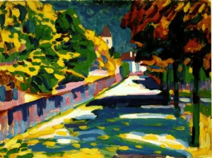 Autumn in Bavaria by Wassily Kandinsky Oil Painting