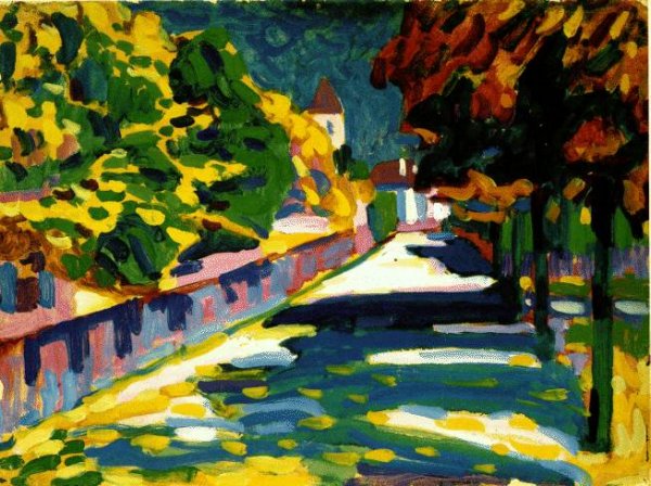 Main Product Photo of Autumn in Bavaria Painting by Wassily Kandinsky