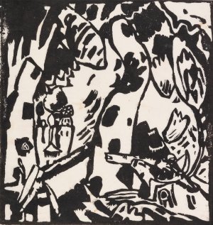 Bogenschutze by Wassily Kandinsky Oil Painting