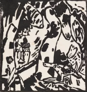 Bogenschutze by Wassily Kandinsky Oil Painting