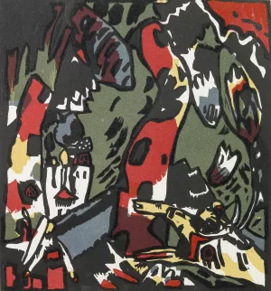 Bogenschutze by Wassily Kandinsky Oil Painting