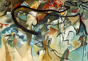 Composition V by Wassily Kandinsky - Oil Painting Reproduction