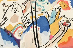 Der Blaue Reiter by Wassily Kandinsky Oil Painting