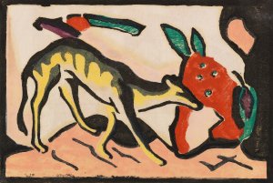 Der Blaue Reiter by Wassily Kandinsky Oil Painting