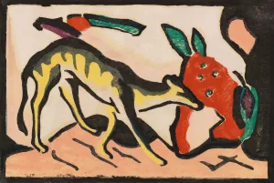 Der Blaue Reiter by Wassily Kandinsky Oil Painting