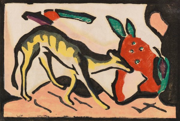 Main Product Photo of Der Blaue Reiter  Painting by Wassily Kandinsky
