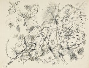 Design for an Etching by Wassily Kandinsky Oil Painting