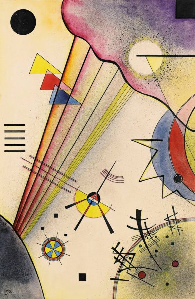Main Product Photo of Deutliche Verbindung  Painting by Wassily Kandinsky