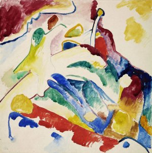 Draft for 'Composition II' by Wassily Kandinsky Oil Painting