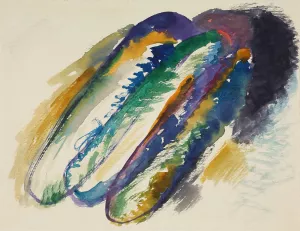 Draft for 'Composition VII' by Wassily Kandinsky Oil Painting