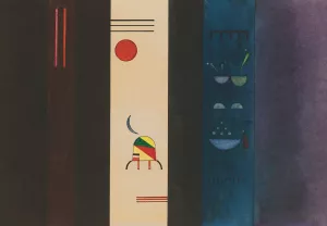 Dunkle Seiten by Wassily Kandinsky Oil Painting