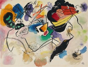 Entwurf zu 'Komposition VII' by Wassily Kandinsky Oil Painting