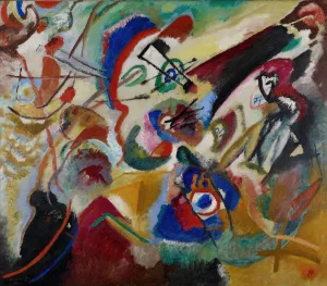 Fragment 2 for Composition VII  by Wassily Kandinsky Oil Painting
