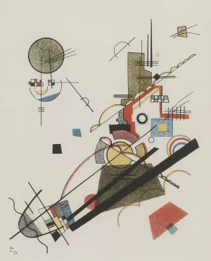 Frohlicher Augsteig by Wassily Kandinsky Oil Painting