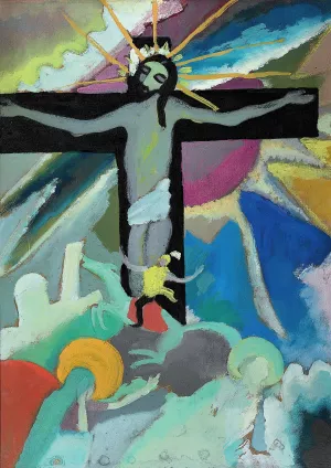 Gekreuzigter Christus by Wassily Kandinsky Oil Painting