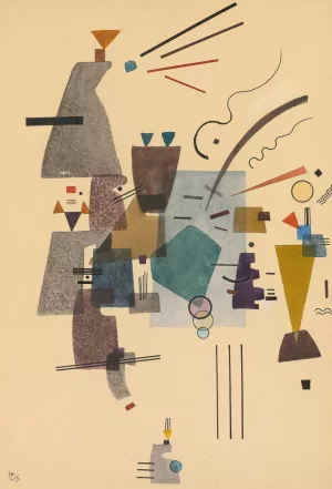 Gewarmtes Kuhl by Wassily Kandinsky Oil Painting