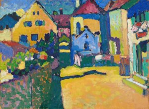 Green Lane in Murnau by Wassily Kandinsky Oil Painting