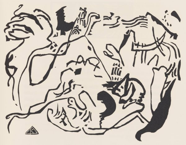 Main Product Photo of Klange Pl.06  Painting by Wassily Kandinsky